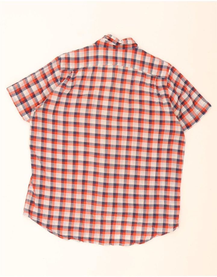 Camisa masculina de manga curta Lee, algodão xadrez médio multicolorido