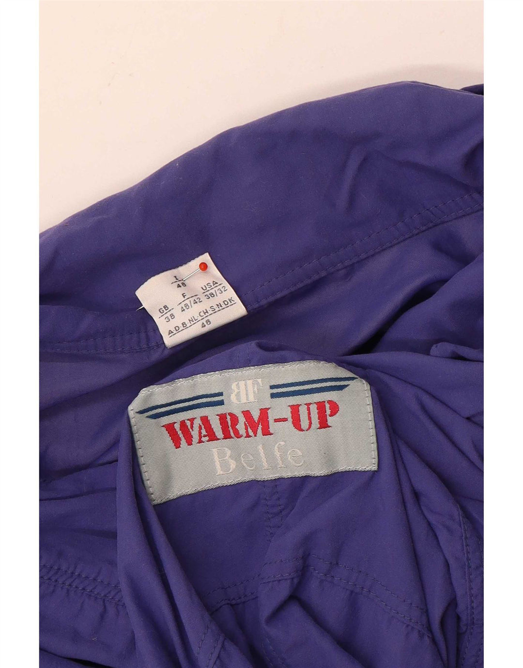 Jaqueta de chuva masculina Belfe Loose Fit UK 38 Roxo médio