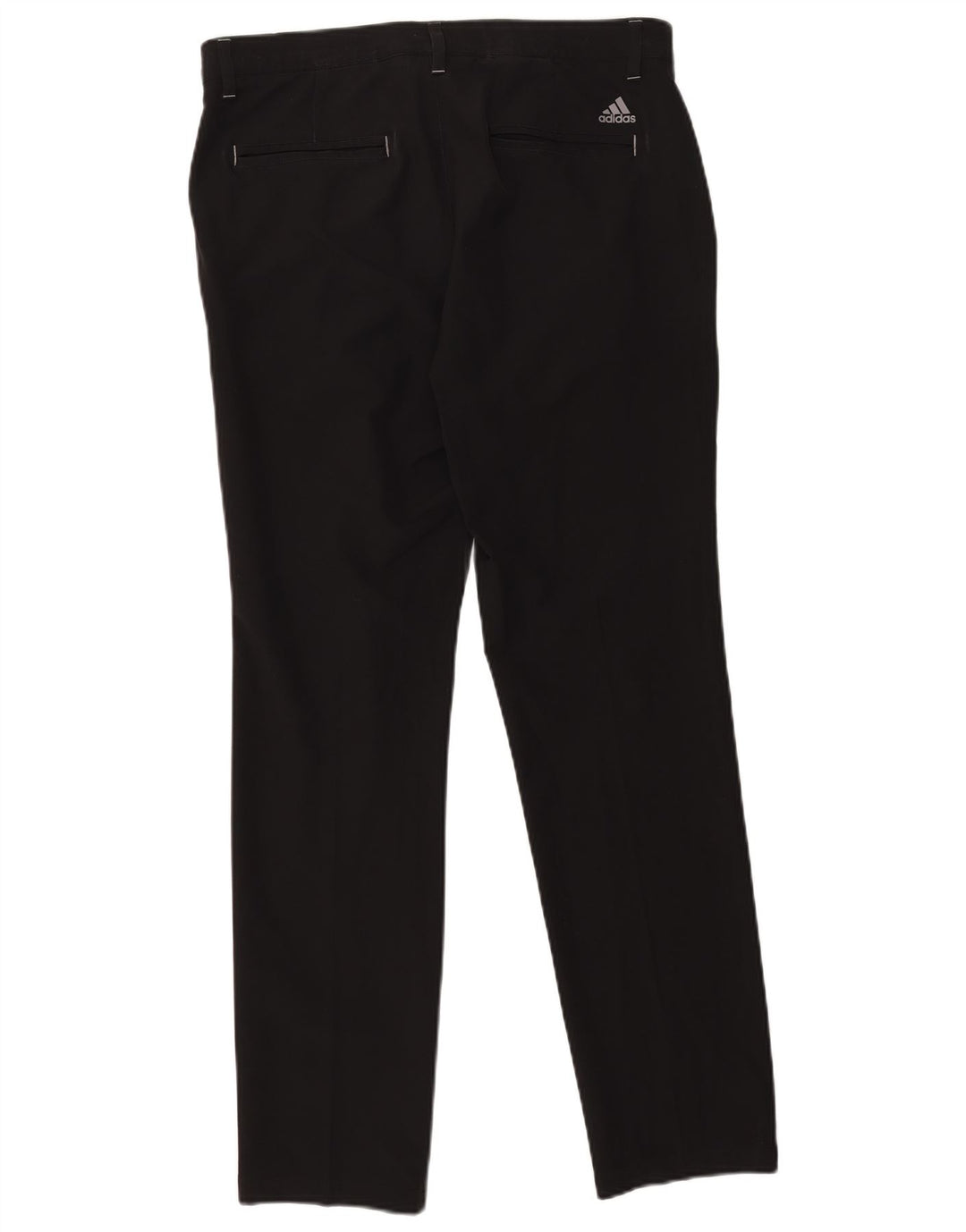 Calça Chino Reta Masculina Adidas W32 L32 Poliéster Preto