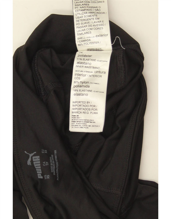 Leggings Puma Mulher UK 4 XS Poliéster Preto