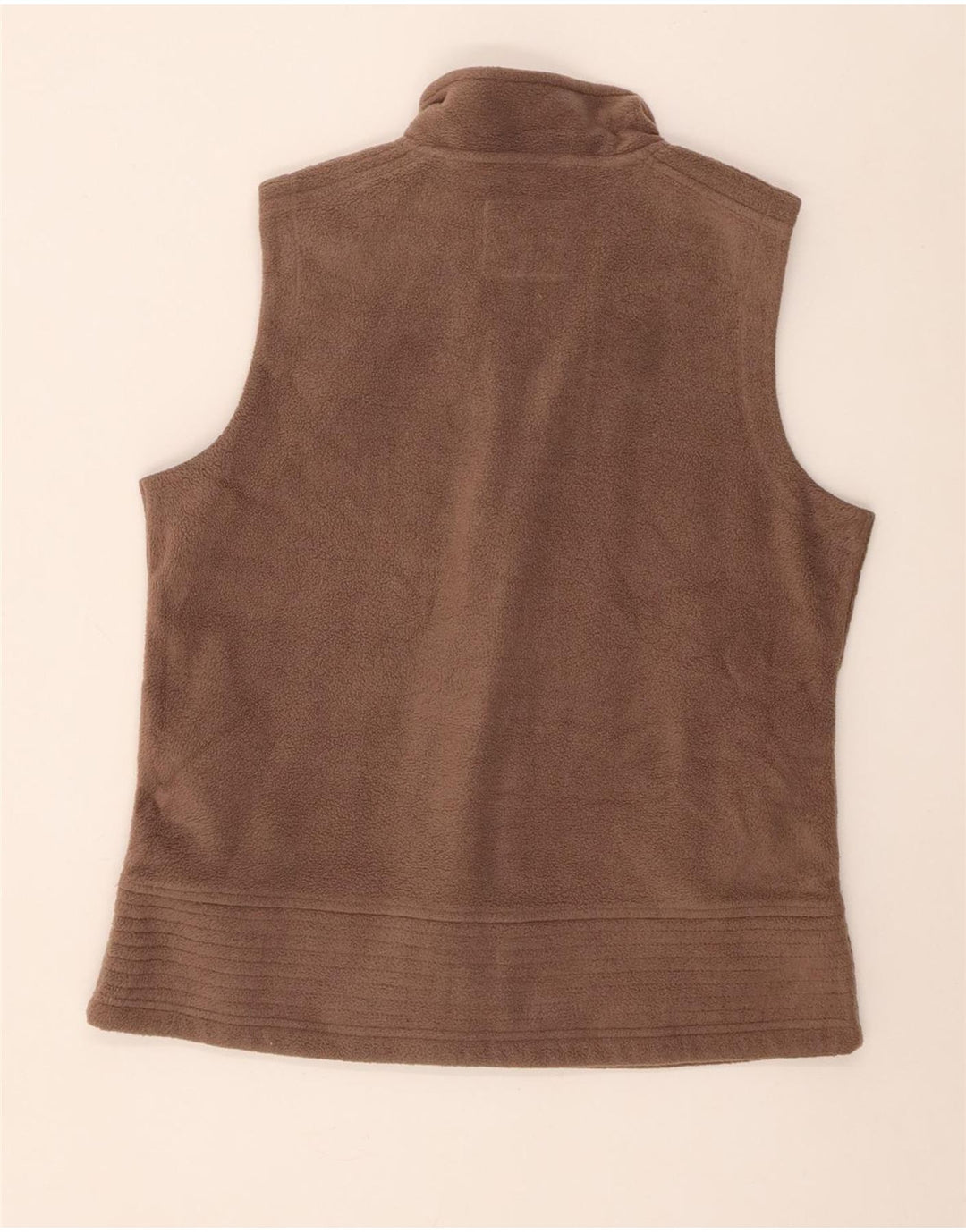 M&Co Womens Fleece Gilet UK 16 Grande Poliéster Marrom