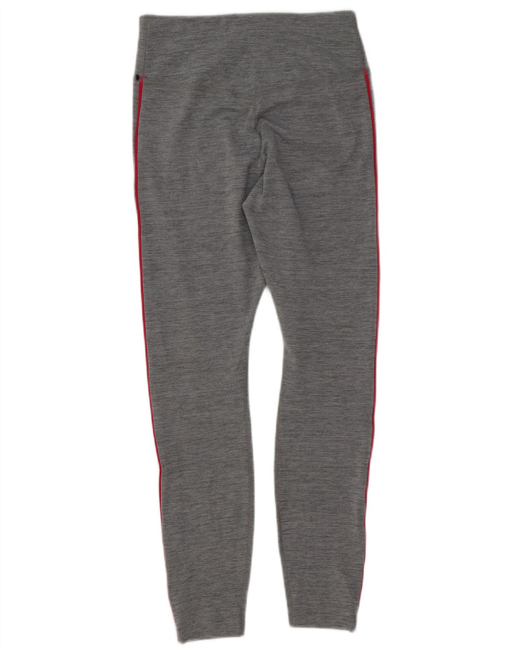Leggings Nike Dri Fit Graphic UK 10 Pequeno Poliéster Cinza
