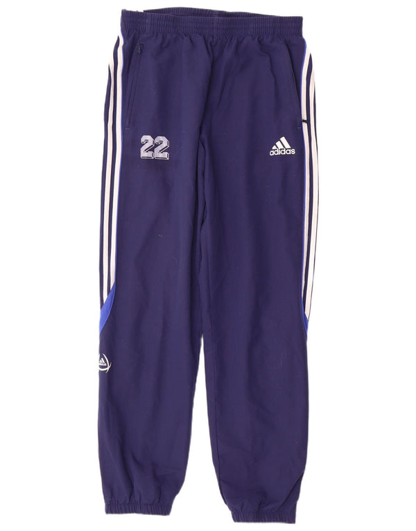 ADIDAS Mens Graphic Tracksuit Calças Joggers UK 42/44 Grande Azul Marinho