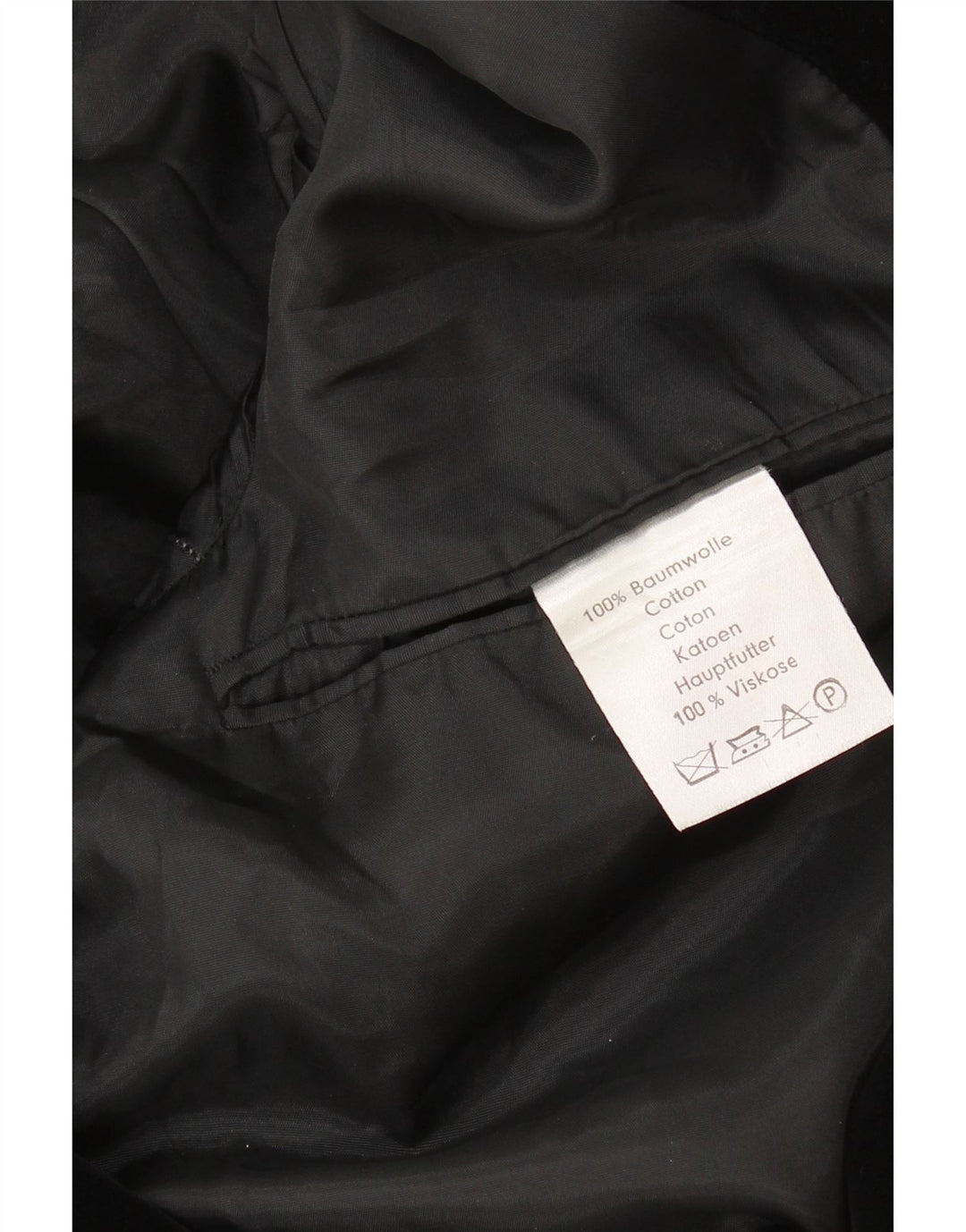 Jaqueta blazer masculina vintage de veludo com 2 botões Reino Unido 36 pequena preta