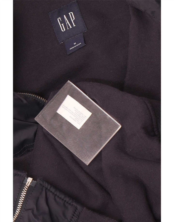 Jaqueta bomber masculina Gap UK 38 nylon azul marinho médio