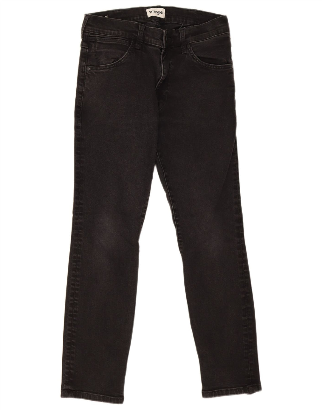 Wrangler Mens Larston Tapered Jeans Slim W32 L30 Algodão Cinza