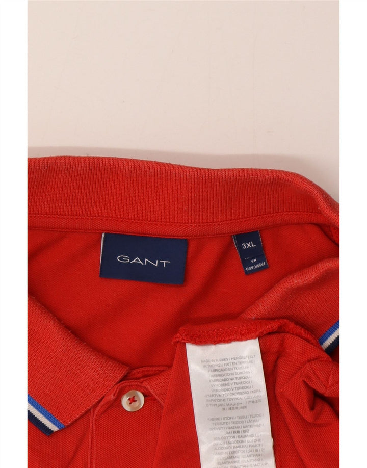 Camisa polo masculina Gant 3XL algodão vermelho