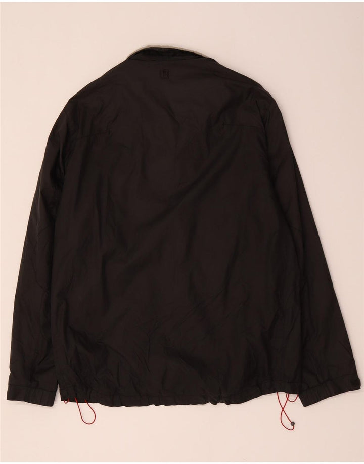 Jaqueta bomber masculina Rohan UK 38 poliéster preto médio