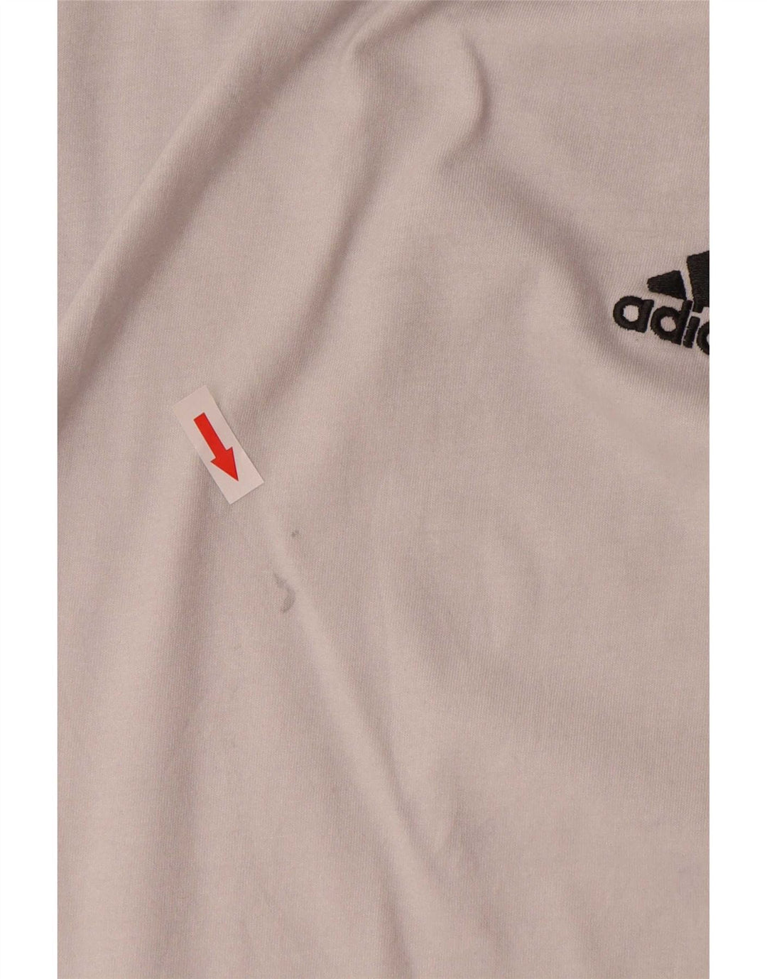 Adidas Mens Camiseta Top Grande Algodão Branco