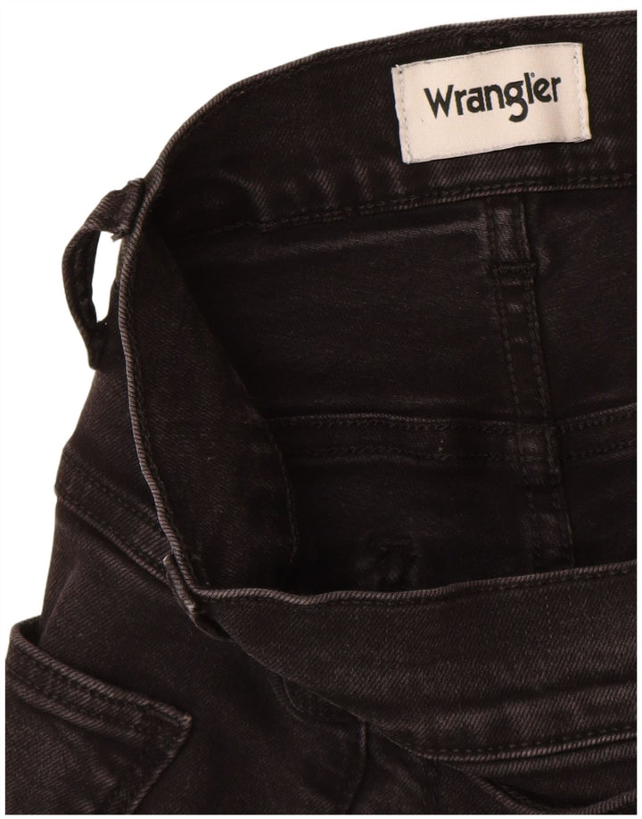 WRANGLER Masculino Larston Slim Jeans W34 L28 Algodão Preto