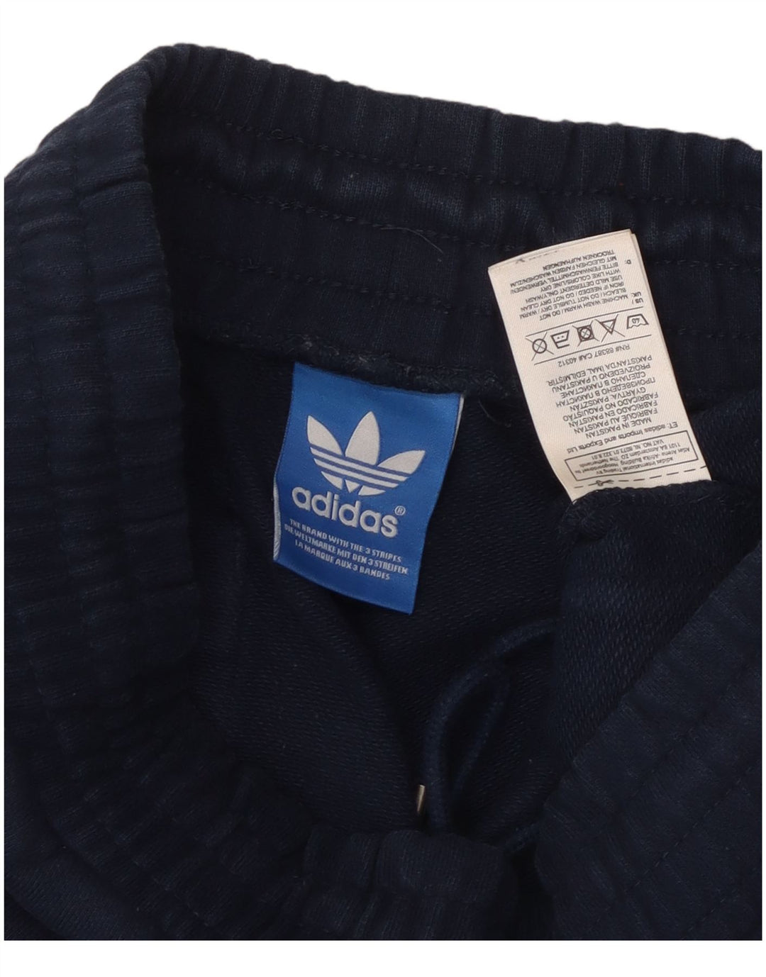 Adidas Mens Treino Calças Joggers Médio Azul Marinho Algodão