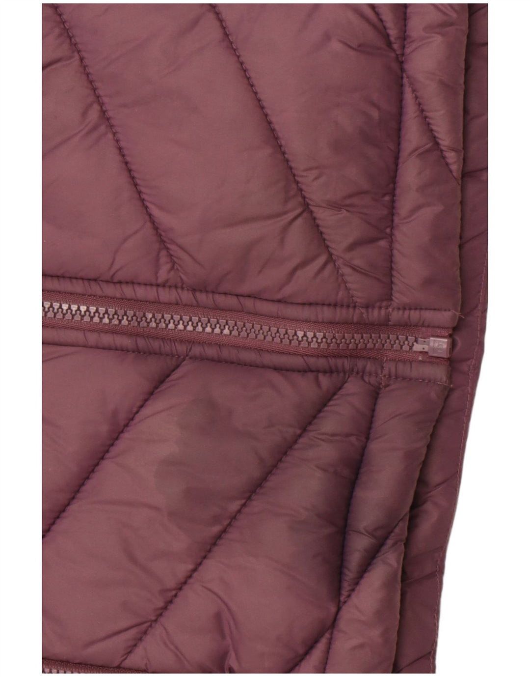 Jaqueta acolchoada com capuz feminina FAT FACE UK 10 pequena marrom nylon