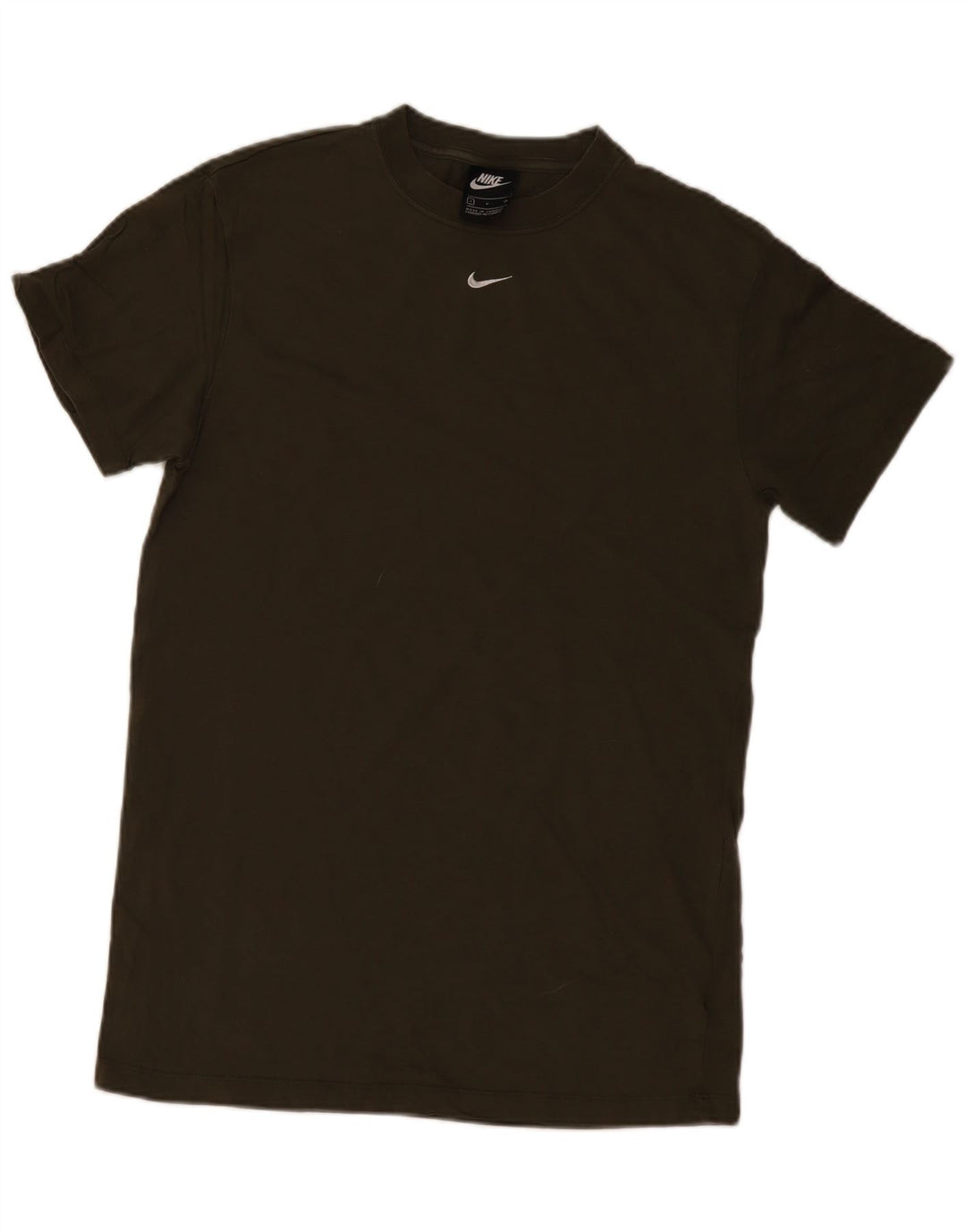 Camiseta masculina NIKE Top pequeno algodão cáqui