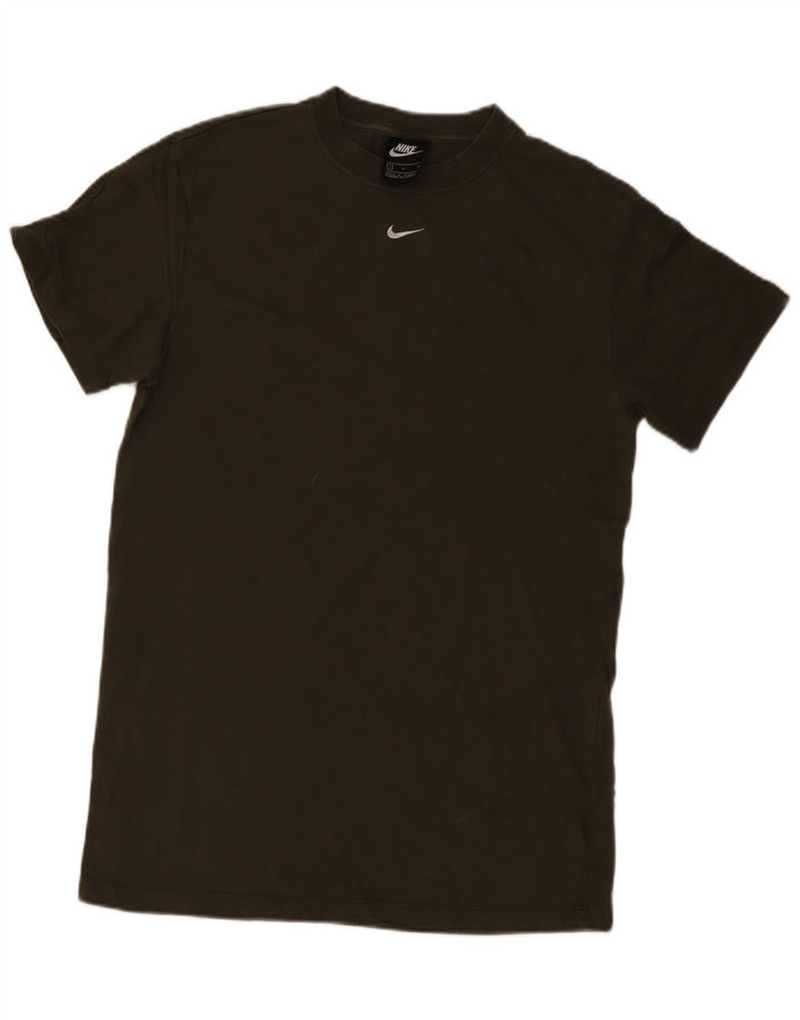Camiseta masculina NIKE Top pequeno algodão cáqui