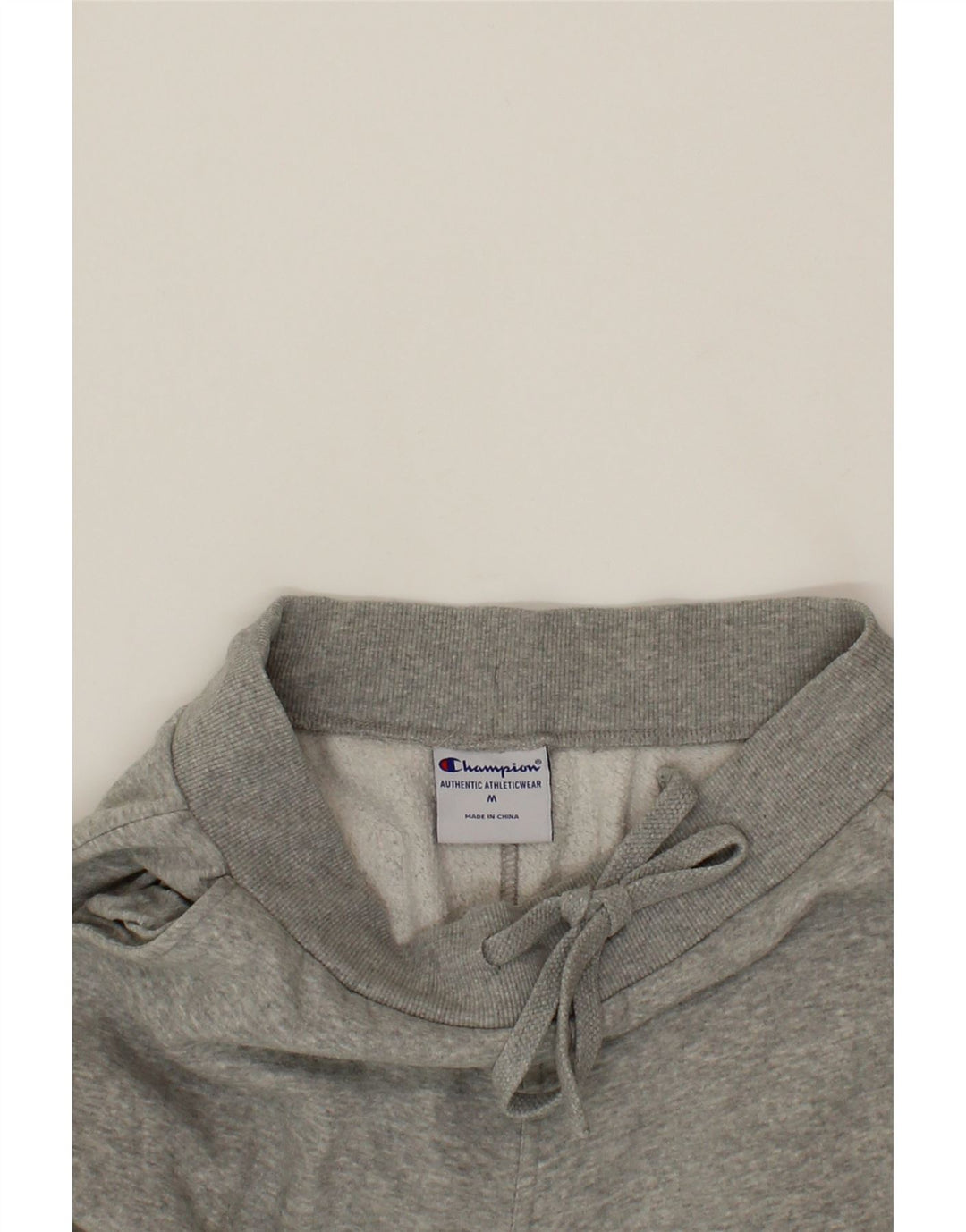 CHAMPION Mens Graphic Tracksuit Trousers Medium  Grey Cotton Vintage Champion and Second-Hand Champion from Messina Hembry 