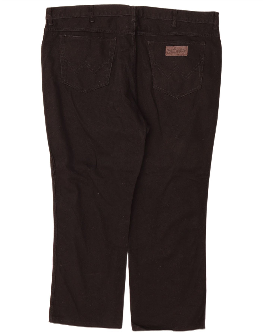 Wrangler Masculino Texas Straight Jeans W46 L30 Algodão Preto