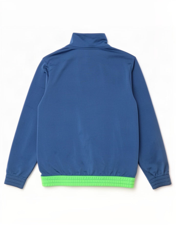 Jaqueta Adidas Boys Graphic Tracksuit Top 9-10 Anos Azul Colorblock