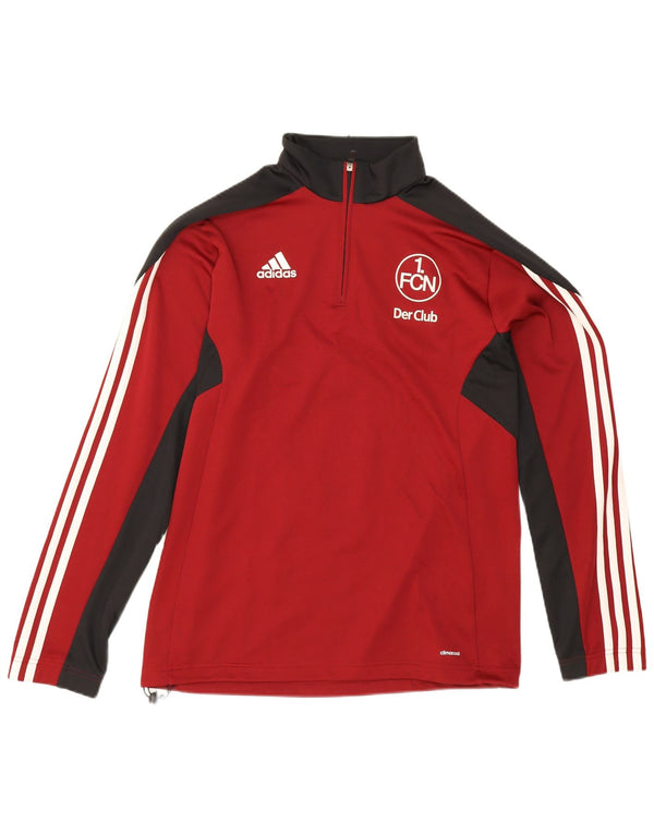 Adidas Mens Climacool Graphic Top Manga Longa Médio Vermelho Colorblock