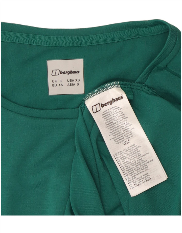 Camiseta feminina Berghaus Top UK 8 pequeno poliéster verde