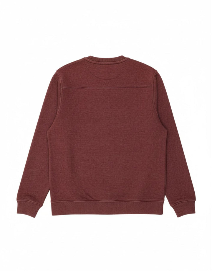 LYLE & SCOTT moletom gráfico masculino jumper médio algodão Borgonha