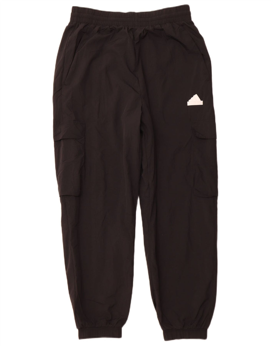 ADIDAS Womens Cargo Tracksuit Pants Joggers Reino Unido 14 Médio Preto