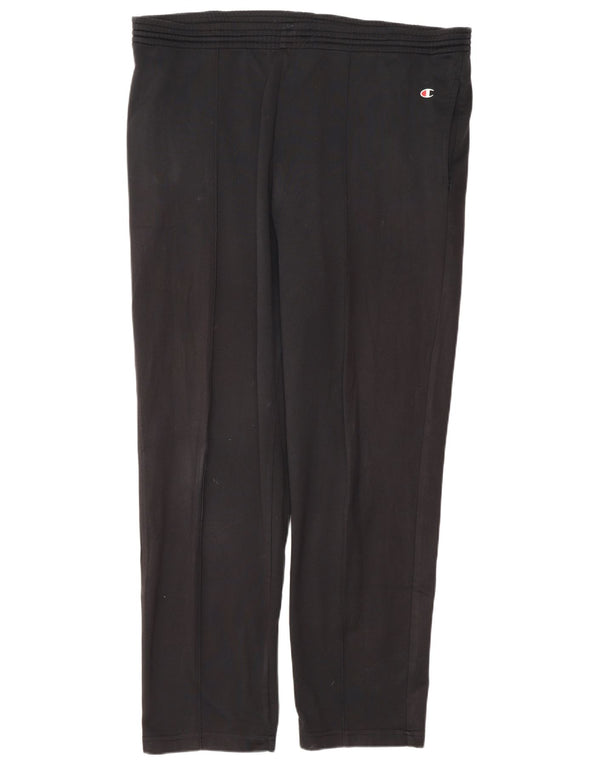 Calça de treino masculina Champion grande poliéster preto
