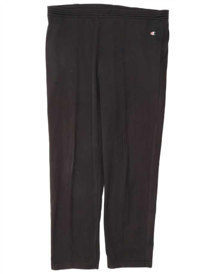Calça de treino masculina Champion grande poliéster preto