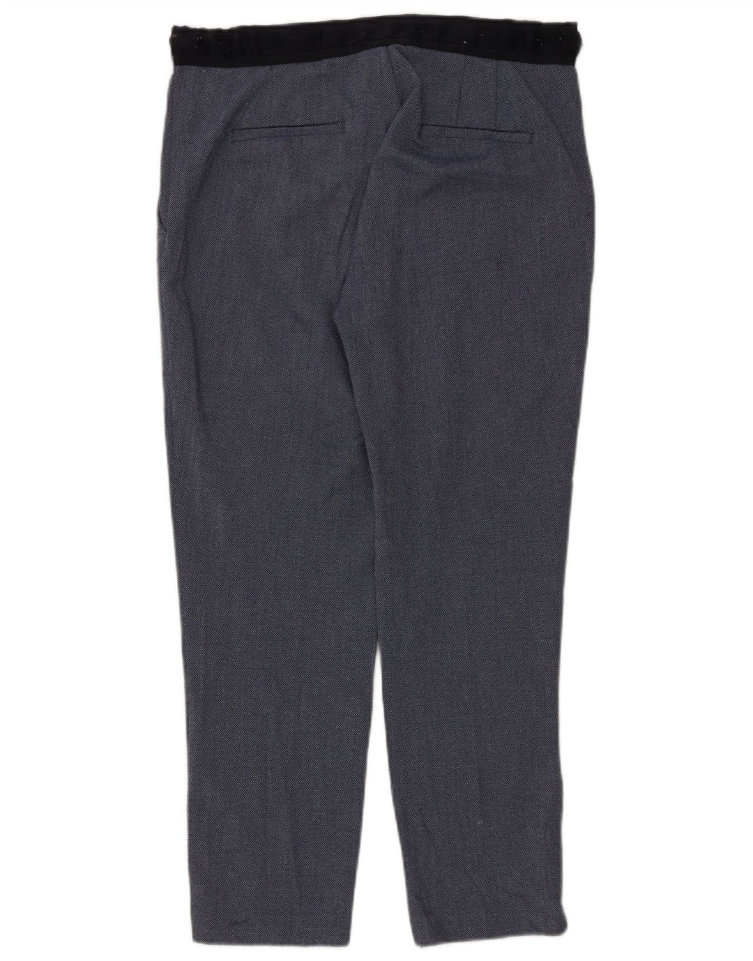 Calça feminina Marks & Spencer Slim Suit XL W32 L28 azul poliéster