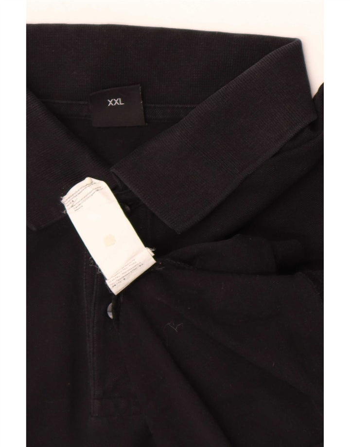 Camisa polo masculina Hugo Boss 2XL algodão preto