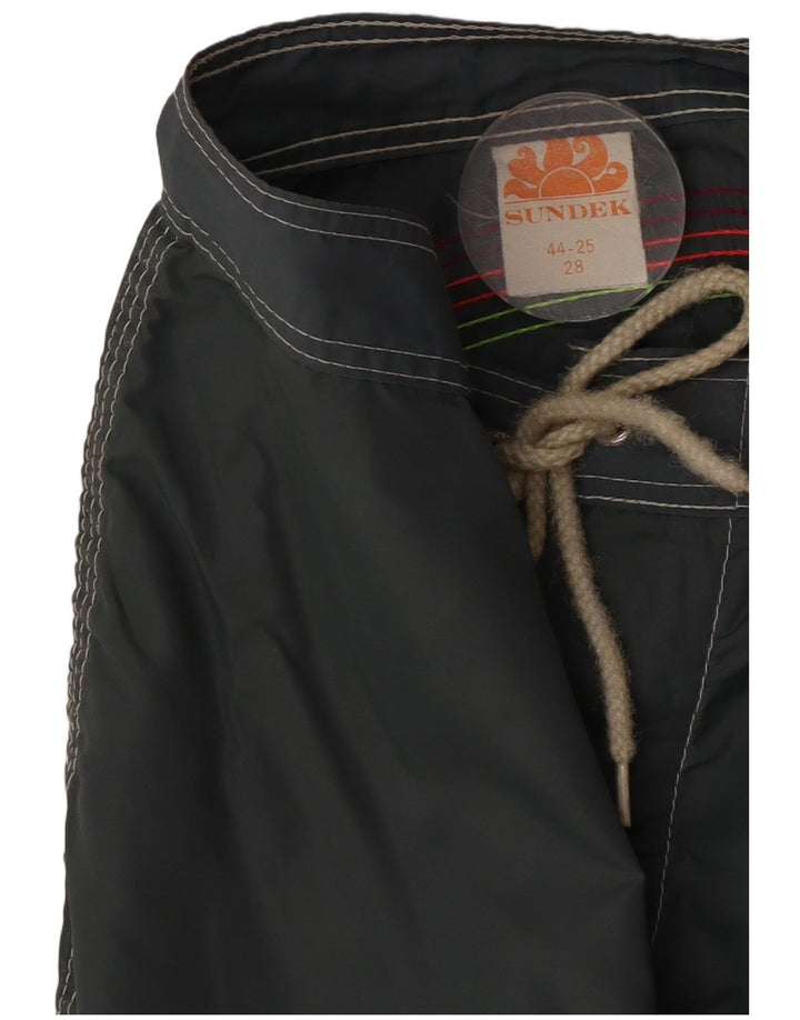 Shorts de natação masculino Sundek pequeno cinza