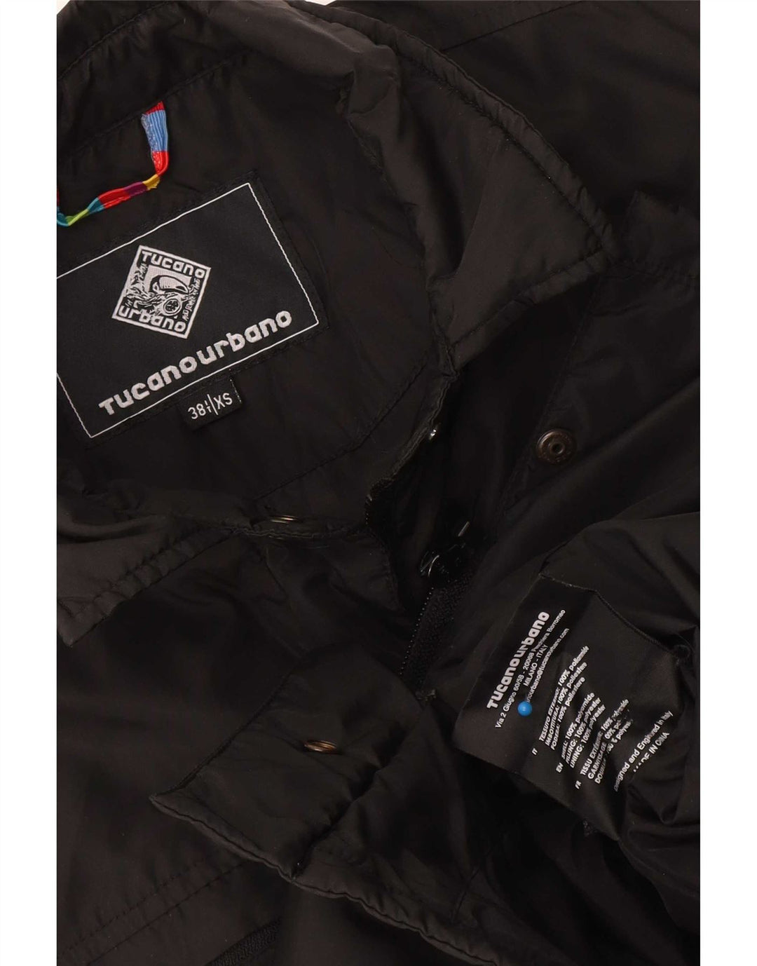 Jaqueta utilitária oversized feminina Tucano Urbano IT 38 XS poliamida preta