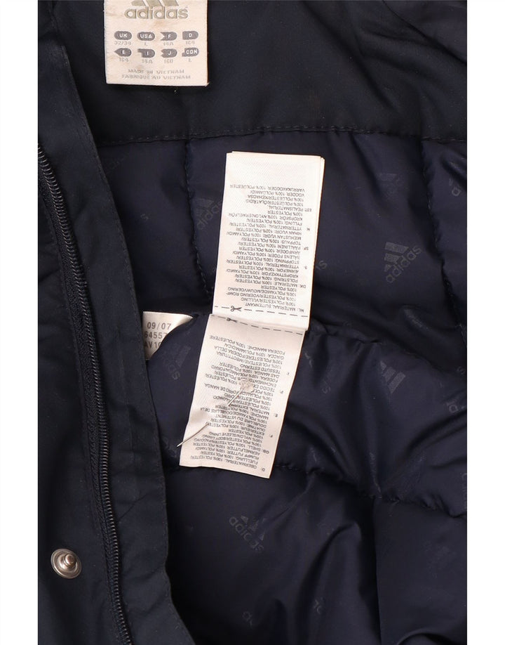 Casaco acolchoado com capuz Adidas menino 13-14 anos azul marinho poliéster