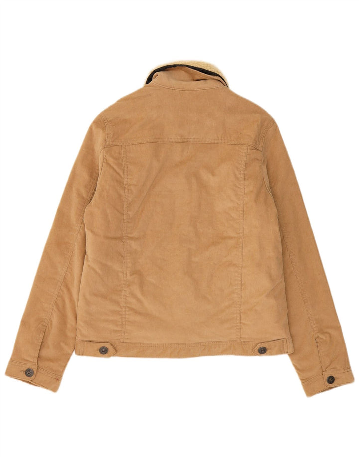 Jaqueta de veludo Jack & Jones Boys 13-14 anos algodão bege