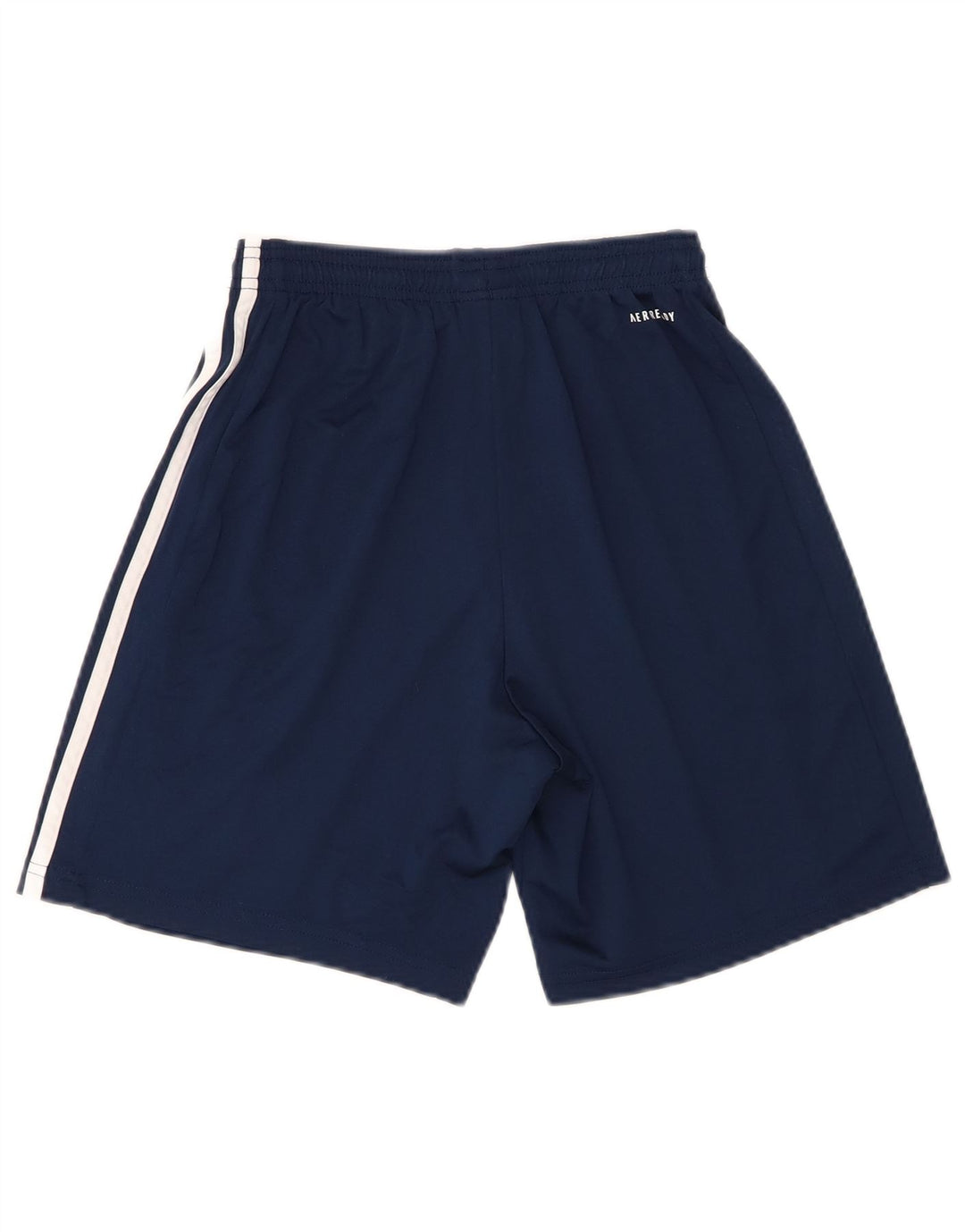 Shorts esportivos masculinos Adidas Aeroready pequenos poliéster azul marinho