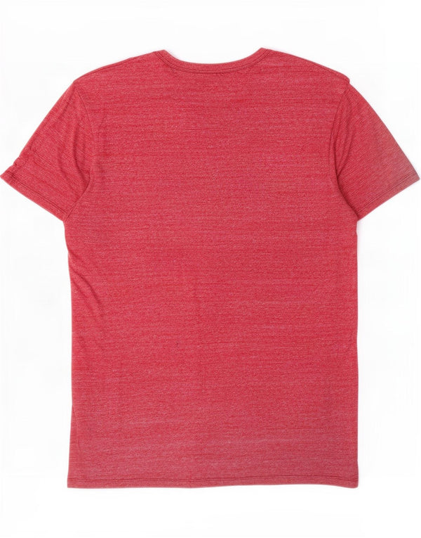 Camiseta masculina Levi's Top médio algodão manchado vermelho