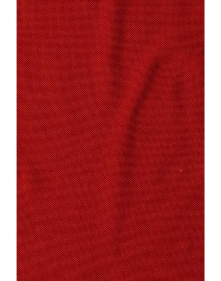 Camisa polo masculina Kappa grande algodão vermelho