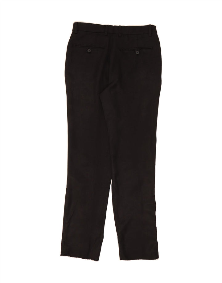 CHAPS Mens Slim Chino Trousers W29 L30 Black Polyester Vintage Chaps and Second-Hand Chaps from Messina Hembry 