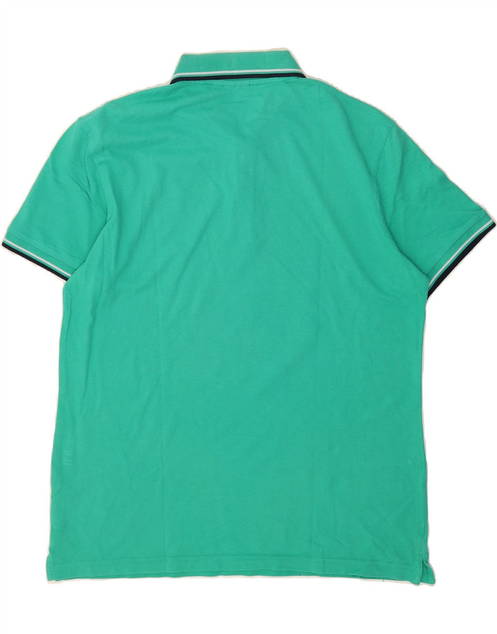 DIADORA Mens Loose Fit Polo Shirt 2XL Green Cotton Vintage Diadora and Second-Hand Diadora from Messina Hembry 