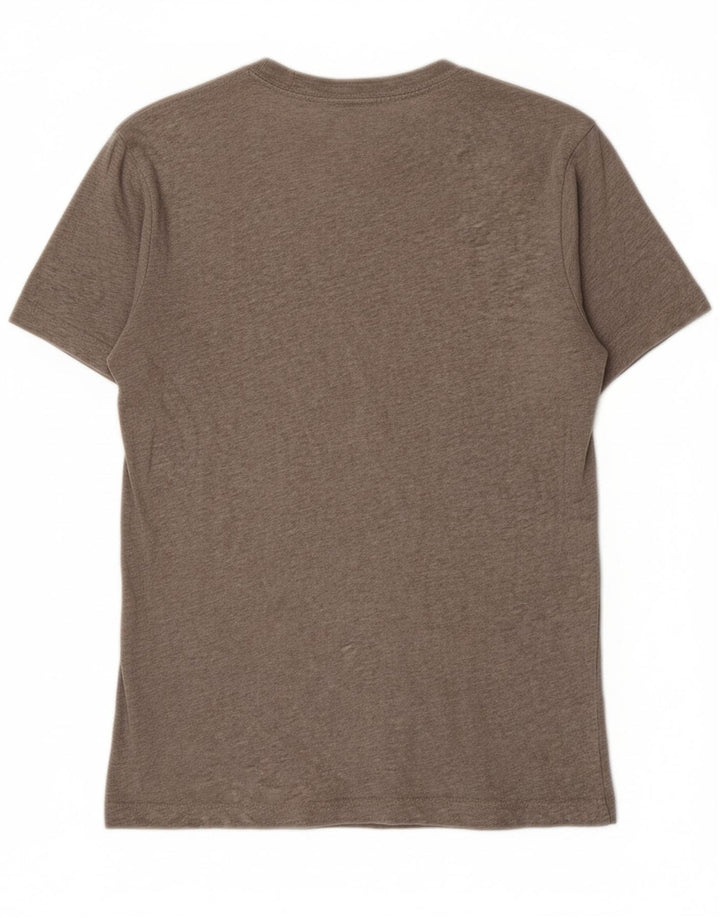 ADIDAS Mens Graphic T-Shirt Top XS Algodão Cinzento