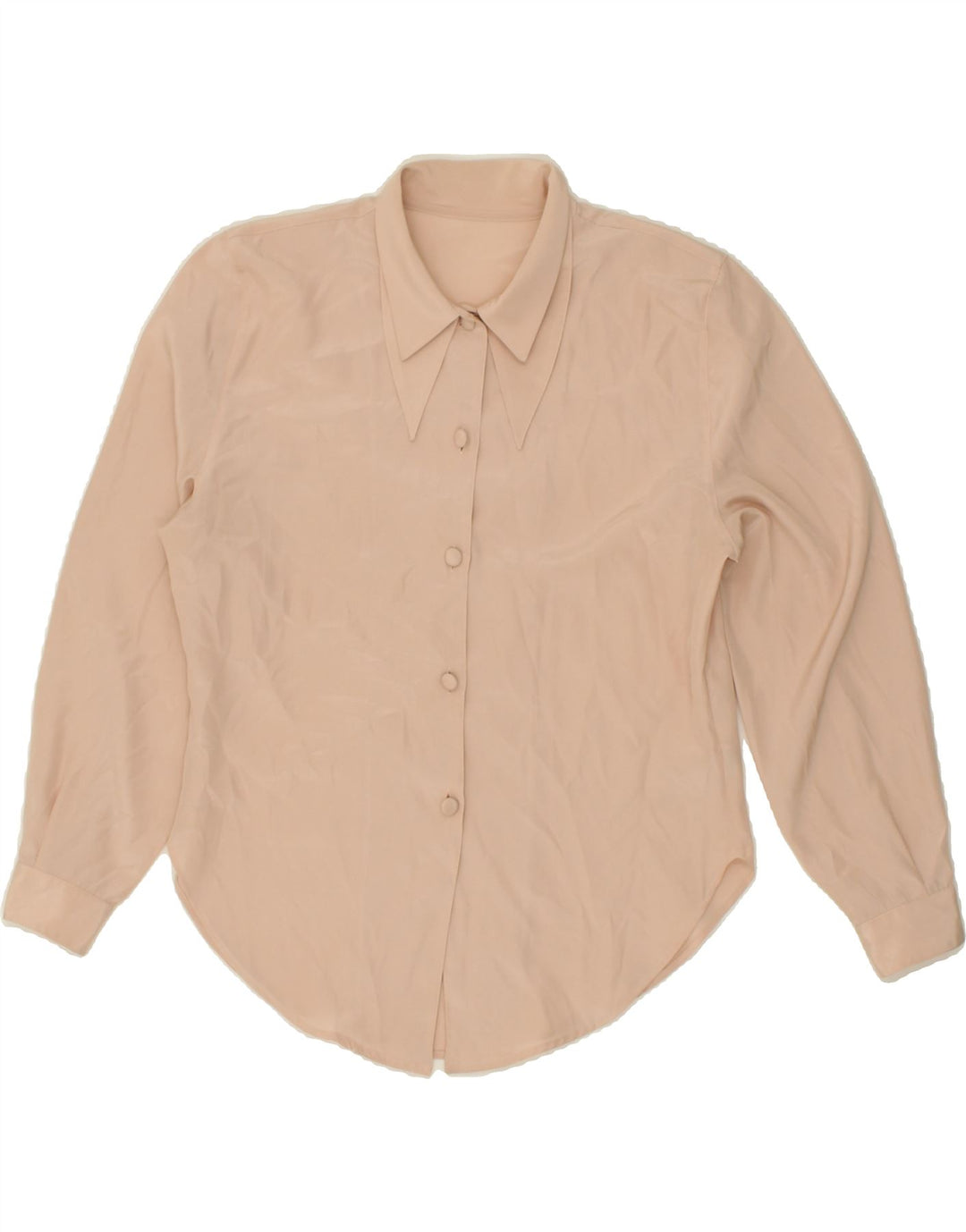 Blusa feminina VINTAGE UK 10 pequena bege