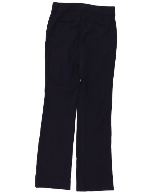 J. Crew Calça Chino Feminina Reta US 2 XS W28 L32 Azul Marinho Poliéster