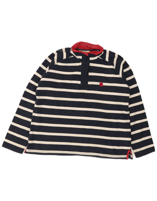 Moletom feminino Mountain Warehouse UK 20 2XL listrado azul marinho