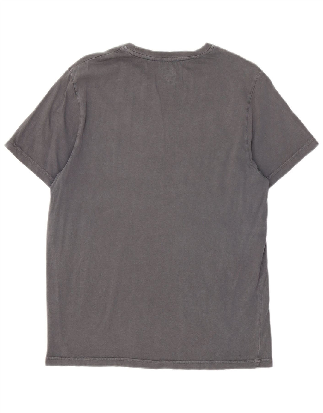 Camiseta Animal Masculina Gráfica Top Algodão Cinza Médio