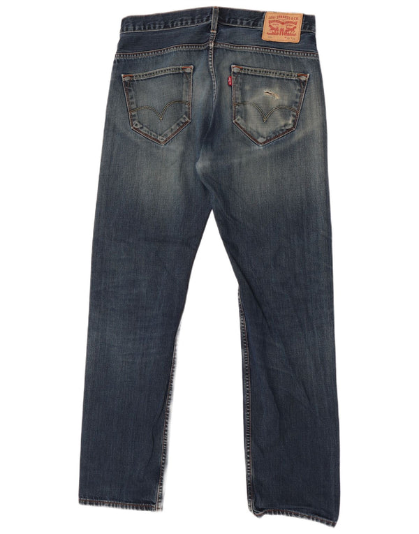 Levi's Masculino 504 Straight Jeans W33 L34 Azul Algodão