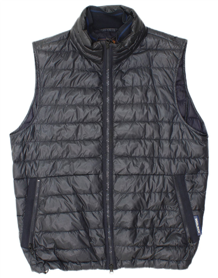 Colete masculino acolchoado WOOLRICH UK 38 médio preto poliamida
