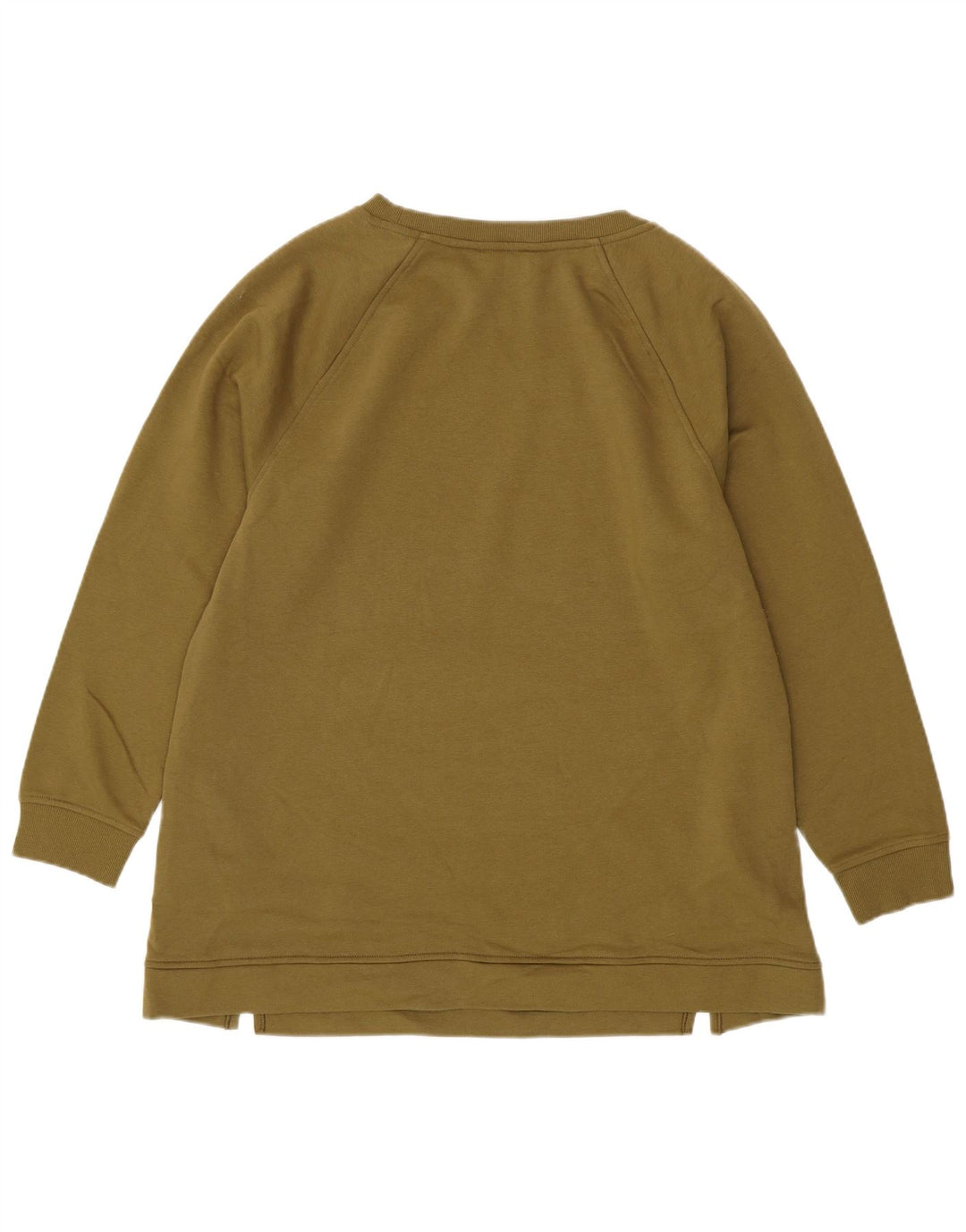 Suéter feminino Marks & Spencer Reino Unido 16 grande algodão cáqui