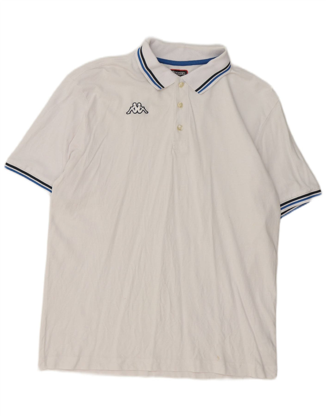 Camisa polo masculina Kappa 2XL algodão branco