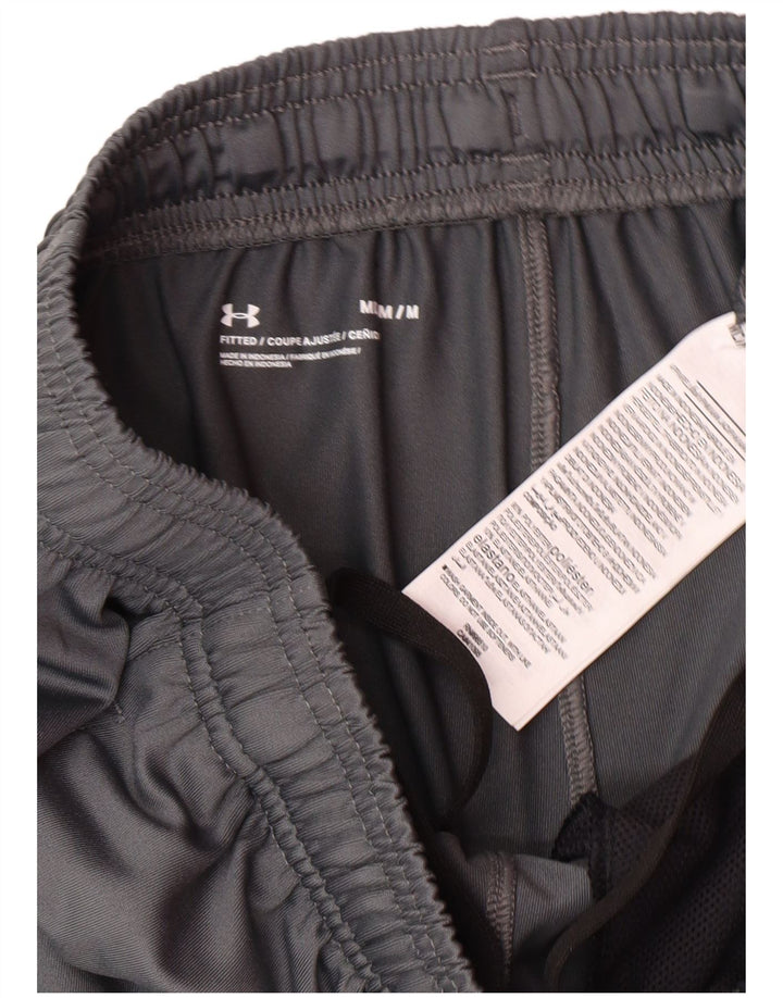 Calça de treino masculina UNDER ARMOUR poliéster cinza médio