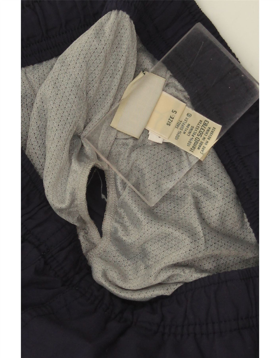 Shorts de natação masculino L.L.BEAN pequeno azul marinho nylon