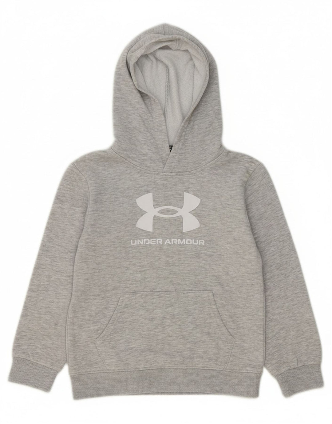 Suéter com capuz gráfico UNDER ARMOUR Boys 6-7 anos cinza